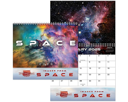 Images from Space Spiral Wall Calendar