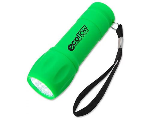 Rubberized Torch Light with Strap