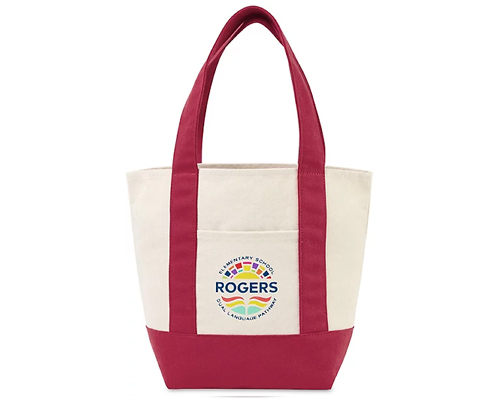 Mini Canvas Tote Full Color