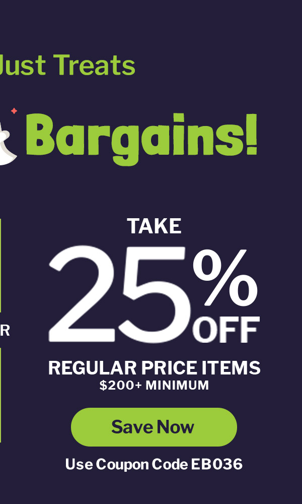 25% off Regular Items