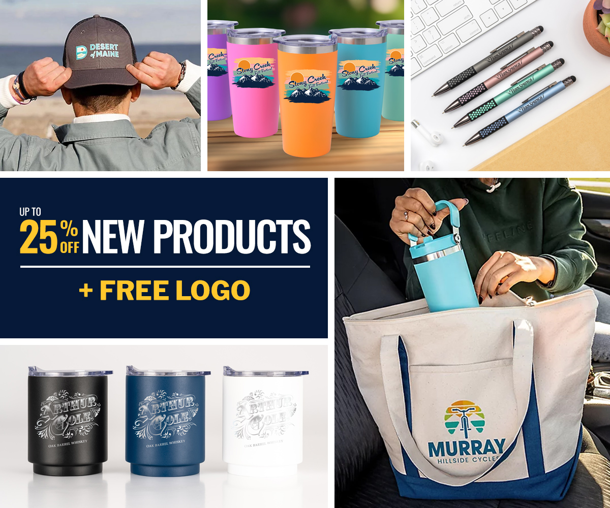 This is BIG – 25% off + a Free Logo!